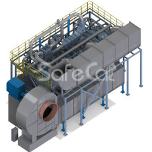 Catalytic treatment plant SC