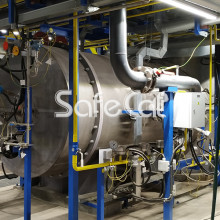 Gas emissions ans discharge tratment plant SC