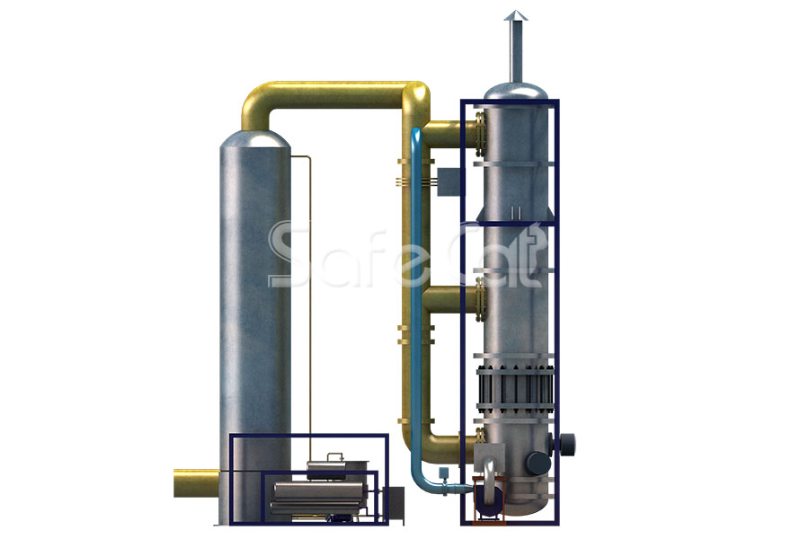 Industrial emissions treatment system