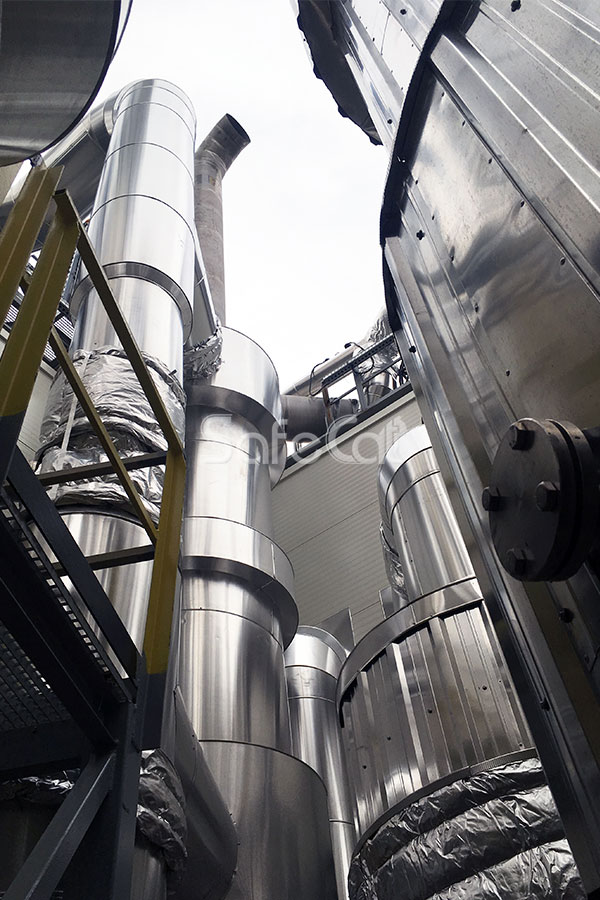 Process gases purification plant